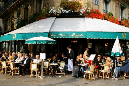 Cafe coffee street sidewalk Photo