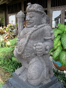 Stone monument asian statue Photo