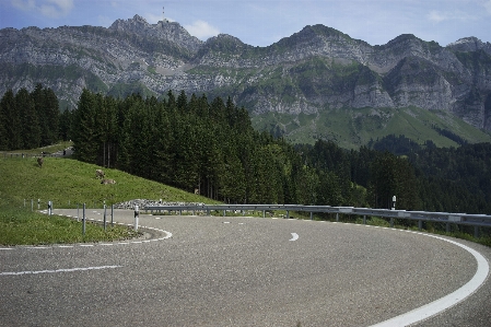 Landscape mountain road highway Photo