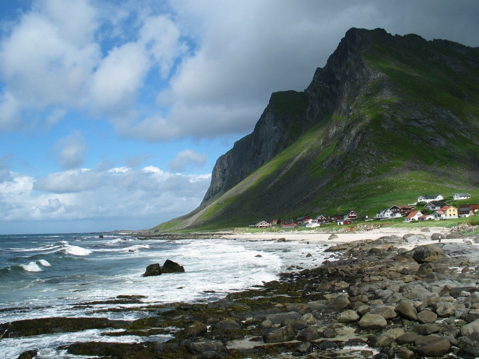 Plage paysage mer côte