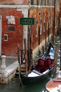 Boat canal vehicle italy Photo