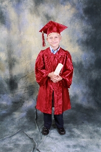 Boy kid red clothing Photo