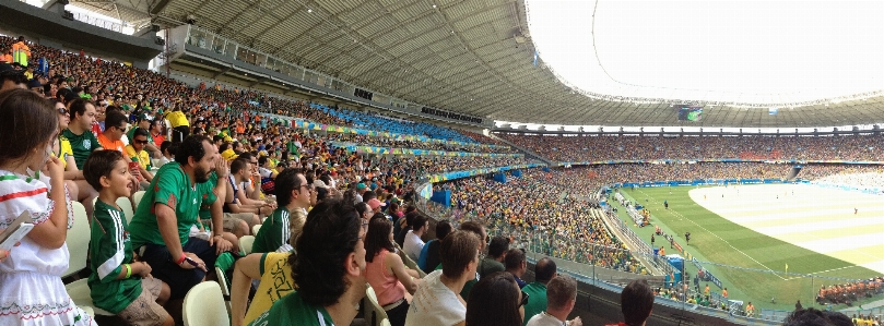 Foto Estrutura campo grama jogo