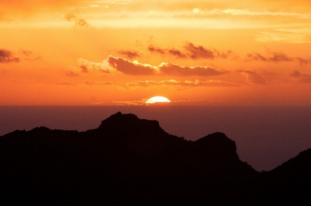 Sea rock horizon mountain Photo