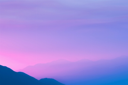 Nature horizon silhouette mountain Photo