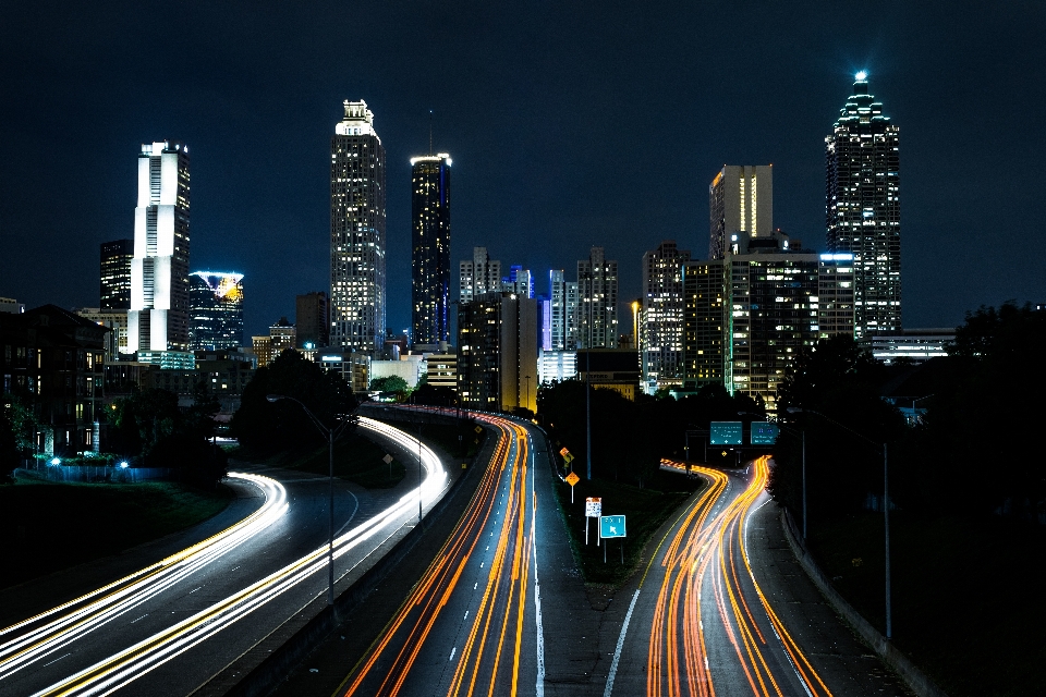 Horizon road bridge skyline