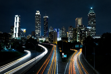 Horizon road bridge skyline Photo