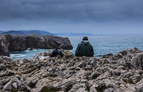 Sea coast water rock Photo