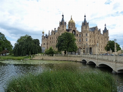 Architecture bridge lake building Photo