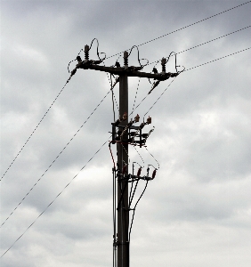 Sky wind line tower Photo