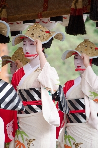 White asian dance red Photo