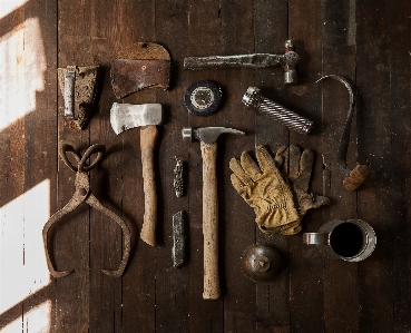 Arbeiten holz konstruktion reparatur Foto