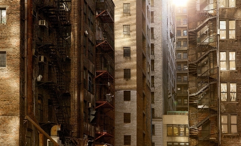 Architecture wood skyline street Photo