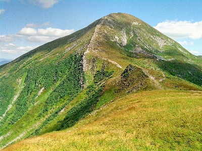 Landscape mountain sky sun Photo