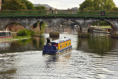 Water boat bridge river Photo