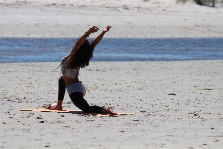 Beach sea sand woman Photo