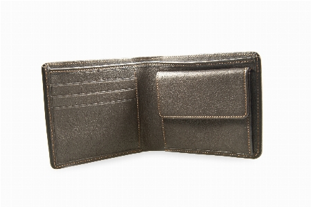 Leather money brown wallet Photo