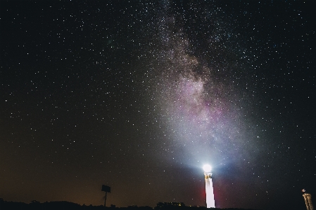 Light lighthouse night star Photo