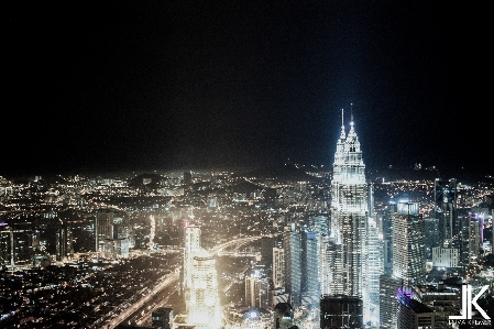 Architecture white skyline night Photo