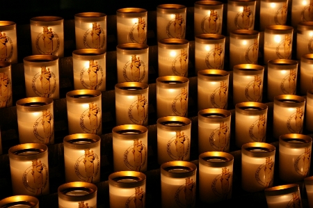 Candle lighting art candles Photo