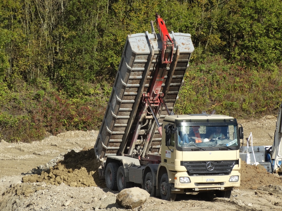 Transporte construção caminhão veículo