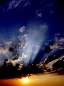 地平線 ライト クラウド 空 写真