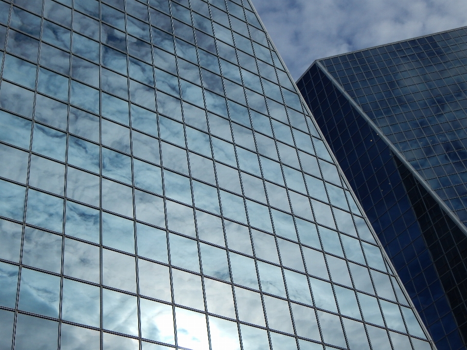 Die architektur glas gebäude stadt