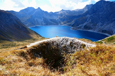 Landscape wilderness mountain lake Photo