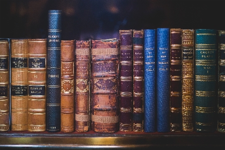 Book collection shelf historic Photo