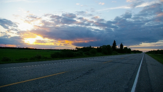 Horizon cloud sky sun Photo