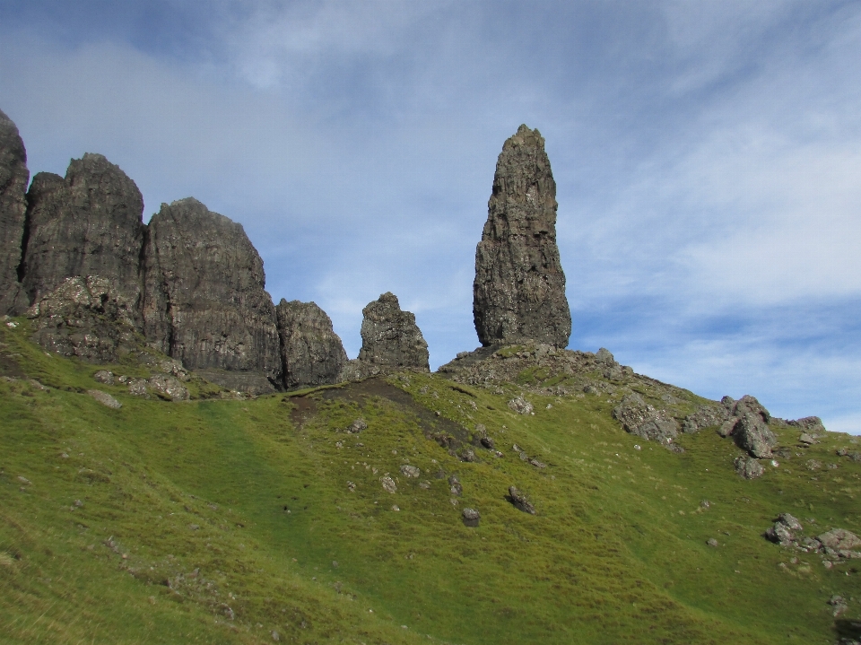 Paysage rock montagne colline