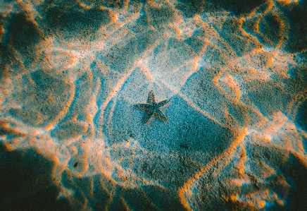 Water sand texture underwater Photo