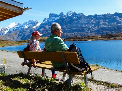 Natur wildnis
 berg bank Foto