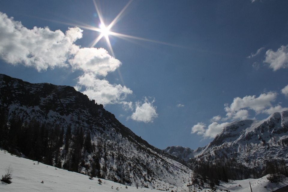 Nature mountain snow winter