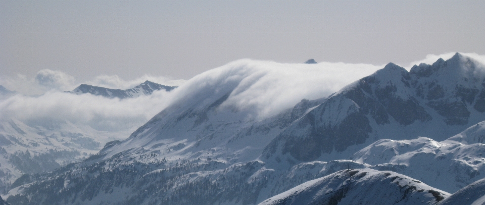 Natureza montanha neve inverno