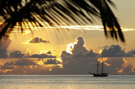 Sea water ocean horizon Photo