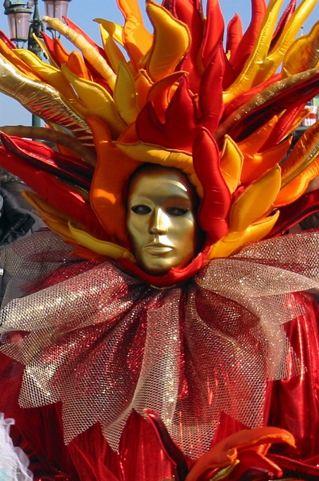 Flor vermelho carnaval chama