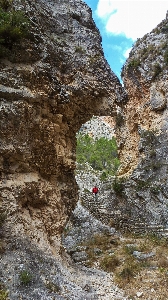 Rock walking mountain people Photo