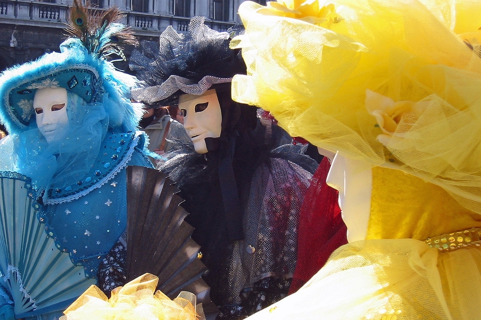 Karneval farbe italien venedig