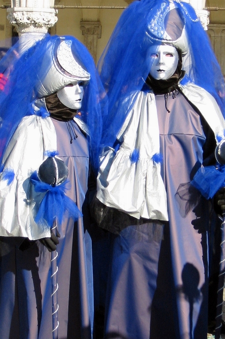 Carnaval itália veneza azul