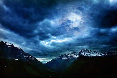 Nature mountain snow cloud Photo