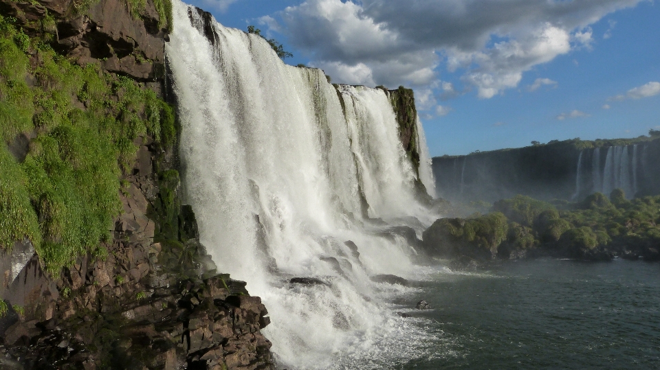 Côte eau nature cascade