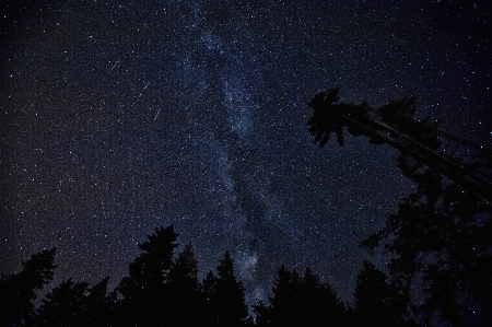 Foto Alam langit malam bintang