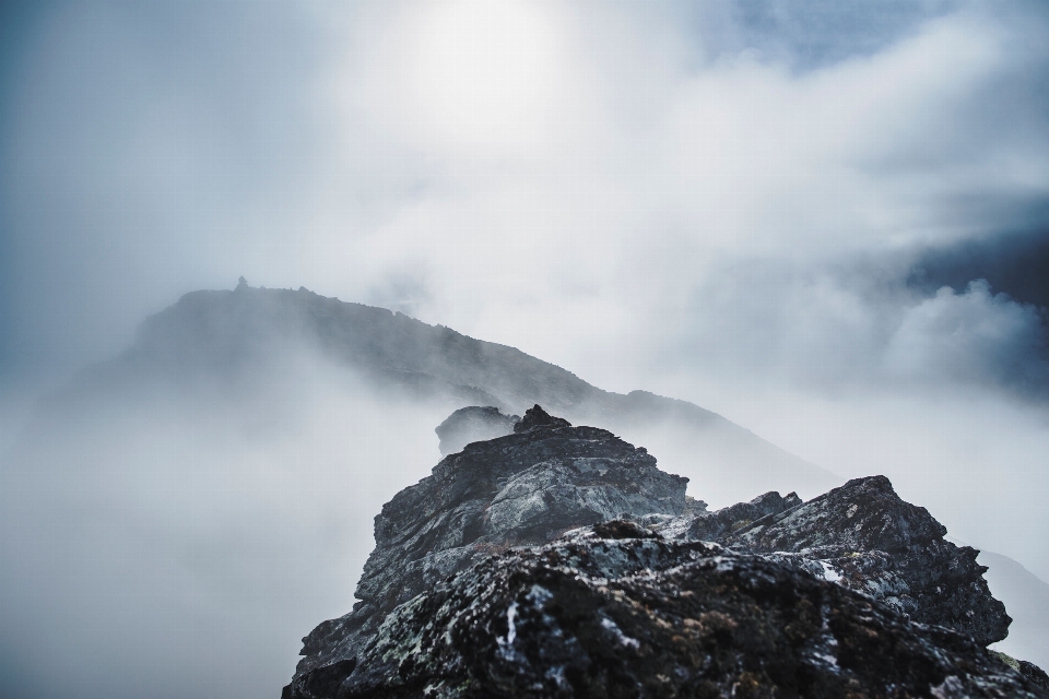 自然 rock 山 雪