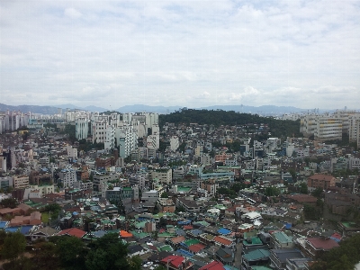 Cloud sky skyline town Photo