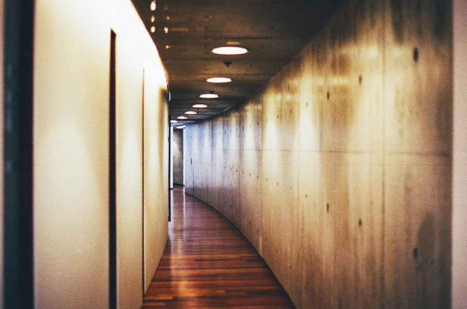 Light architecture wood floor