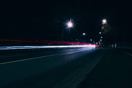 Light blur road street Photo