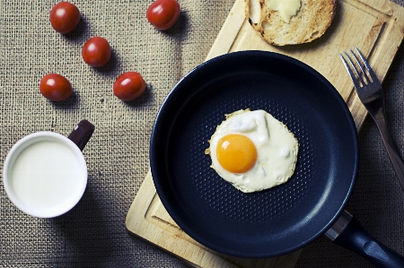 Fork morning cup dish Photo