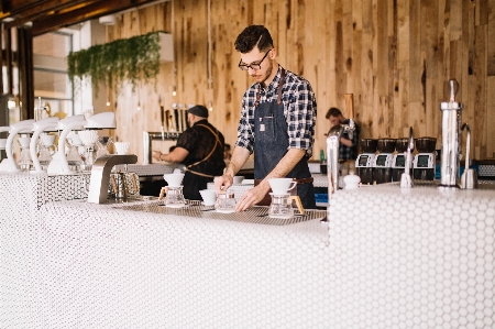 Man coffee shop guy Photo