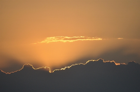 Sea horizon cloud sky Photo